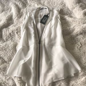 Allsaints Chalk white top